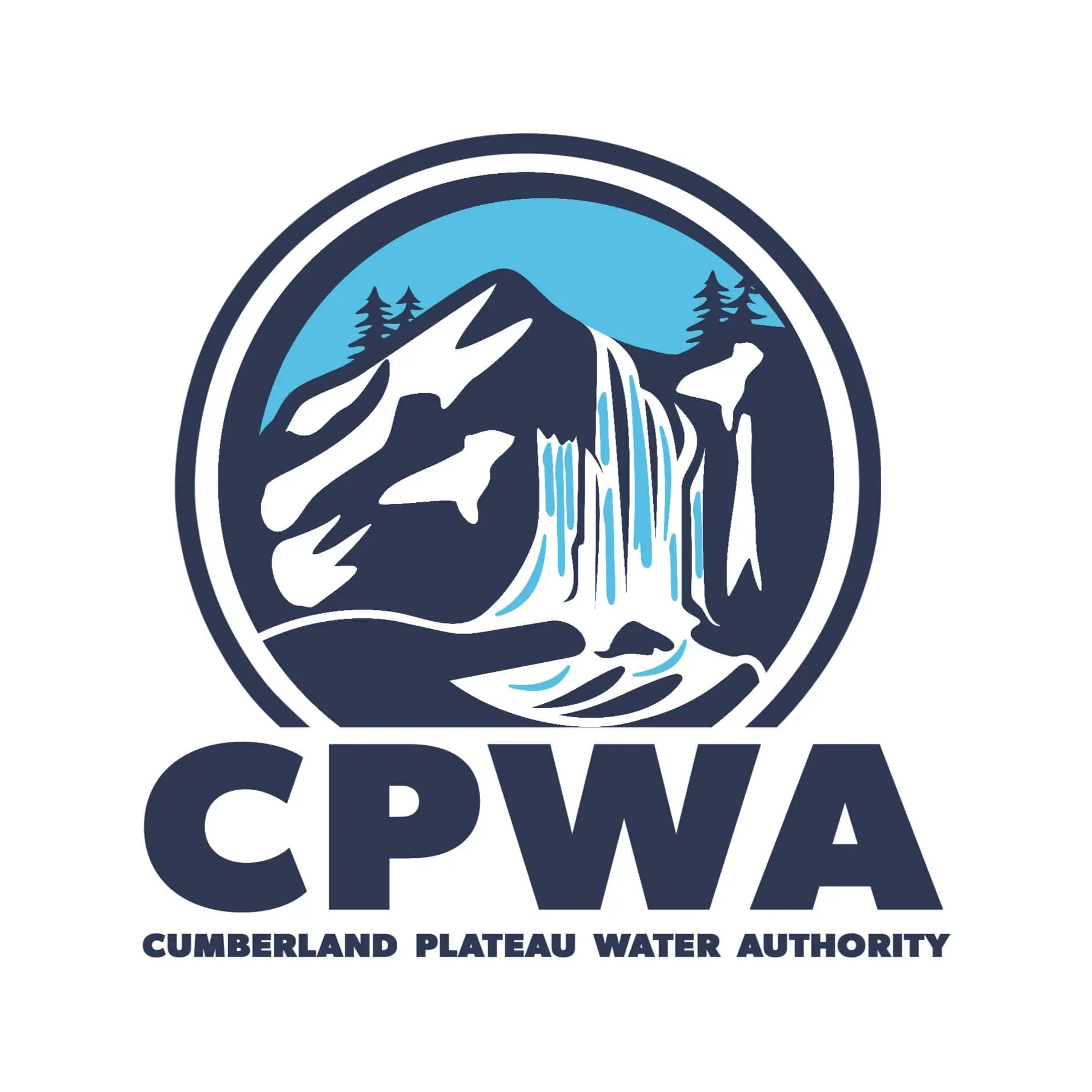 Cumberland Plateau Water Authority The Cumberland Plateau Water Authority stacked logo.