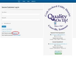 Online Bill Pay Enrollment Image showcasing the First Billing landing page.