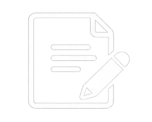 Document with a pencil icon representing forms or form completion.